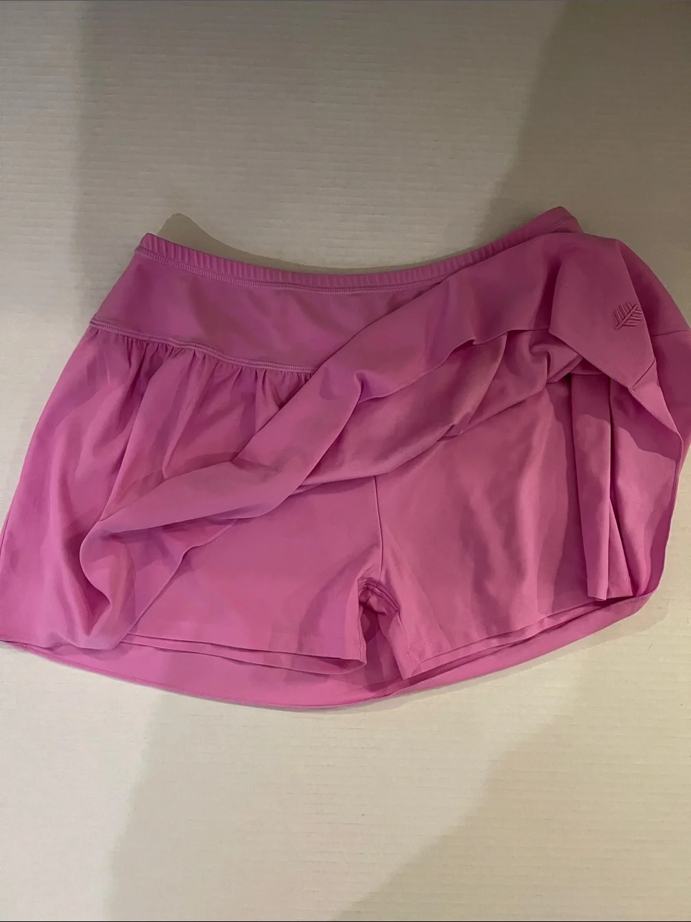 Coolibar WaveCatcher Pink Kid’s Swim Skort - UPF 50+ - Size Y XL